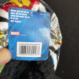 Avengers Kids Fuzzy Babba Slipper Socks S/M Shoe Sz 8-13