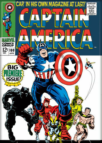 Marvel Captain America # 100 PHOTO MAGNET 2 1/2