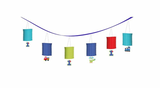 1st Birthday Party Boy Decoration Lantern Garland Vehicle Train Truck Multicolor