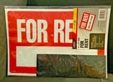 Office Sign For Rent Signs Vinyl Kit Large Number Plastic Rental Product 8" X 12