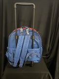 Marvel Avengers Small Rolling Back Pack Retractable Handle & Zipper Compartment