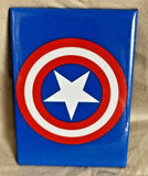 Marvel Captain America Shield PHOTO MAGNET 2 1/2" x 3 1/2 ITEM: 20163MV