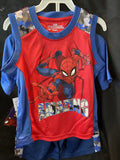 Marvel Spiderman Camouflage 3pc Set Shorts, Tshirt & Tank Top Size 2T