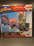 Marvel SPIDER-MAN 4 Puzzle Pack 48 XL Pieces Each 15x11.25in Super Hero