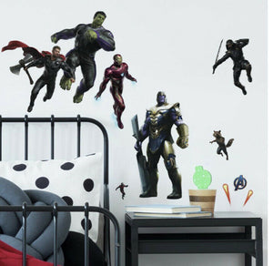 AVENGERS ENDGAME wall stickers 26 Marvel decals superhero Hulk Thanos Ironman