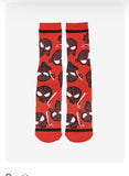 Marvel Spiderman Chibi Miles Morales Mens Socks Size 6-12