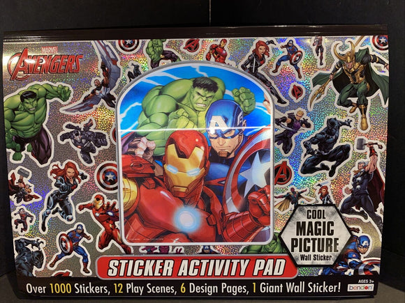 Avengers Giant Sticker Pad Marvel's