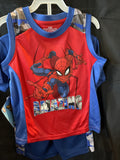 Marvel Spiderman Camouflage 3pc Set Shorts, Tshirt & Tank Top Size 3T