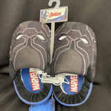 BLACK PANTHER MARVEL AVENGERS Boys Foam No Slip Plush Slippers Size 7-8