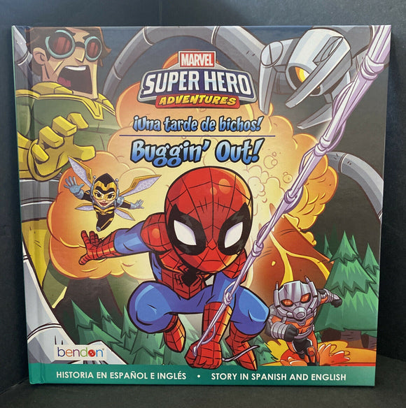 Marvel Super Hero Adventures Buggin' Out! Story In English & Spanish Book