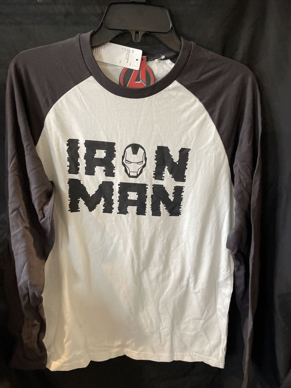 Marvel Iron Man Mens Long Sleeve T-Shirt Size Med