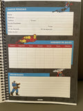 Marvel Heroes Comics Hardcover Spiral Notebook W/ Stickers & Folder 80 Sheets
