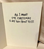 Christmas Greeting Card w/Envelope NEW