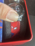 Spiderman LED Push Button Youth Watch In metal Gift Box