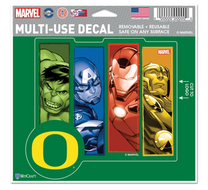 Oregon Ducks MARVEL MULTI-USE DECAL 5" x 6"