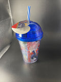 Marvel Spiderman Dome Tumbler W/Straw & Filled With Lollipops