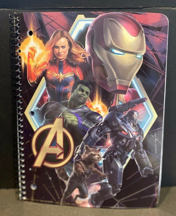 MARVEL AVENGERS INFINITY WAR SPIRAL WIDE RULED 1 Subject NOTEBOOK 70 Pages