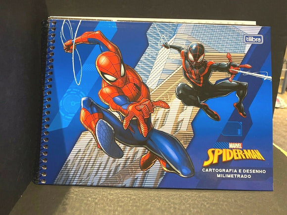 Marvel Spider-Man Drawing Paper with Scale (mm) 80 Pages + Sticker Sheet NEW