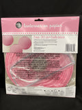 Paper Decorative 9.5” Lanterns 3 Pack Pink