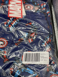 Marvel Men's Captain America Retro Allover Print Loungewear Pajama Pants XXXL