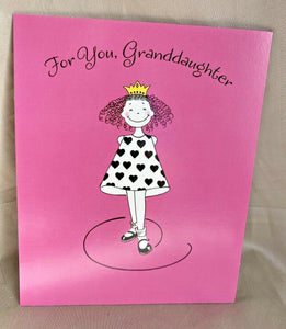 Graddaughter Valentine’s Day Greeting Card w/Envelope NEW