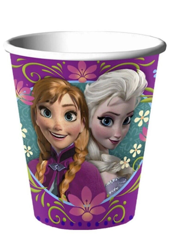 Frozen Paper Party Cups 8pk  270ml  Hot/Cold