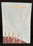 Brother from Both of Us Birthday Greeting Card w/Envelope