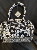 Vera Bradley Metropolitan Night & Day Blk & White Floral NWT