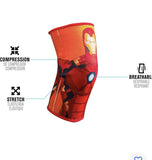 Marvels Iron Man Elastic Compression Knee Sleeve YOUTH