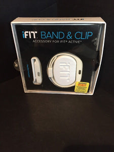 iFIT BAND & CLIP In White NEW Open Box (Pod Not Included)