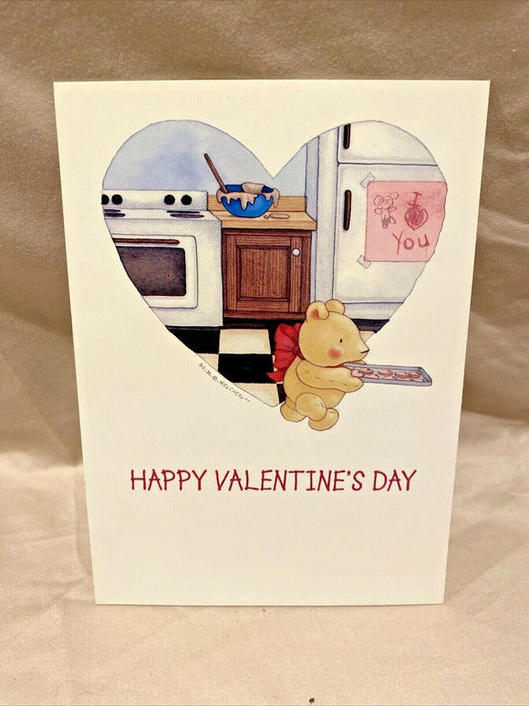 Valentine’s Day Greeting Card W/Envelope NEW