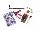 Yoobi | Marvel Multicolor Spider-Man 35-Piece Activity Set