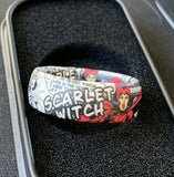 Groove Life  Scarlet Witch Black and White Comic Ring Size 12 Silicone NEW