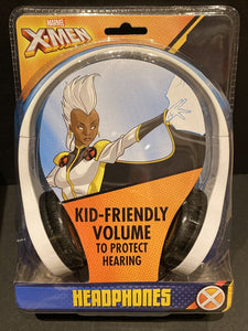 Marvel Comics X-Men Storm Kid Friendly Volume Ear Headphones NEW
