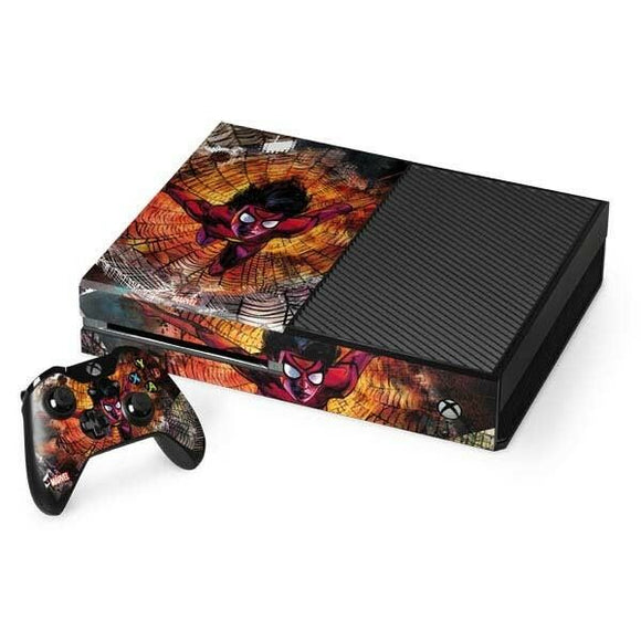 Jessica Drew The Spider-Woman Xbox One Console & Controller Skin By Skinit Marvel NEW