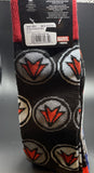 Marvel The Falcon Red/Blue & Logo Mens Socks 2Pack Size 6-12