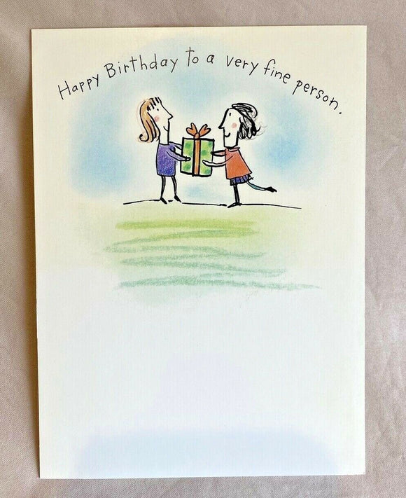 Happy Birthday Greeting Card w/Envelope NEW