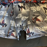 Marvel Spiderman Miles Morales Moisture Wick Sz10 Boys Boxer Briefs 4 Pairs