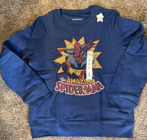 MARVEL Boys Amazing Spiderman Jumping Beans Swearshirt Sz 12