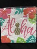 Luncheon Napkins Aloha Theme