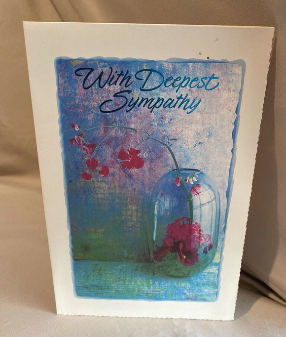 Sympathy Greeting Card w/Envelope NEW