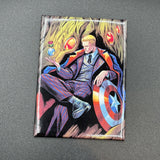 Marvel Avengers vol 8 57 Hellfore Gala Cap Am Ata-Boy Magnet 2.5" X 3.5"