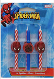 DecoPac Marvel's Spider Man Candles - Pack of 6 Candles