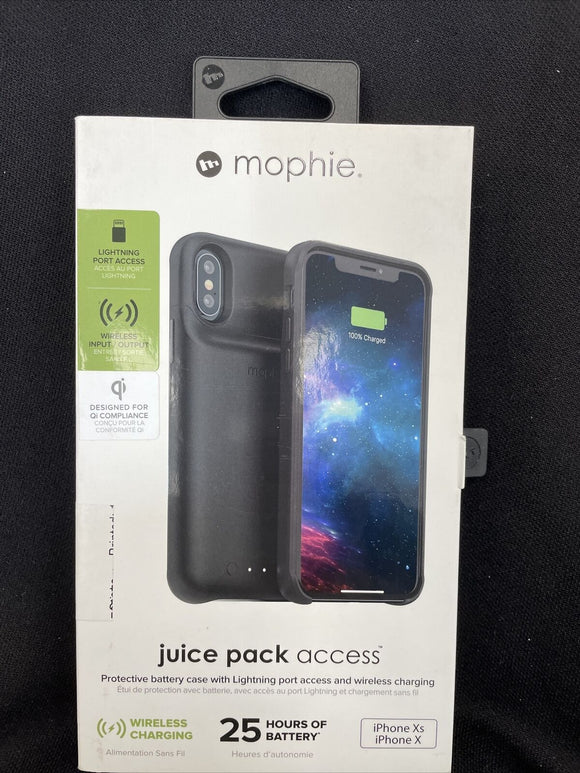 Mophie Juice Pack Access 2,000mAh Battery Case for iPhone X / XS 5.8inch - Black