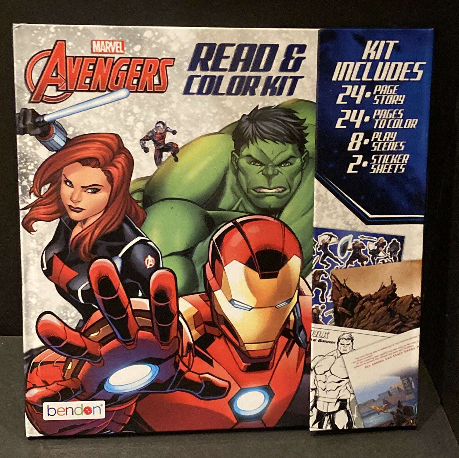 New MARVEL AVENGERS READ AND COLOR KIT by bendon – The Odd Assortment
