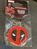 Marvel Comics Deadpool Logo Enamel Keychain Red