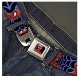 Buckle Down 3 Expression Web Orb  Seatbelt Buckle Mens Belt WSPD071 Marvel