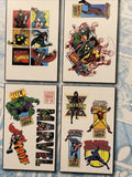 Marvel Comics Decals-Devices Computers, Lockers, 4 Sheets w/ 11 Assorted Designs