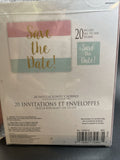 Save The Date Value Pack Invitations 20CT
