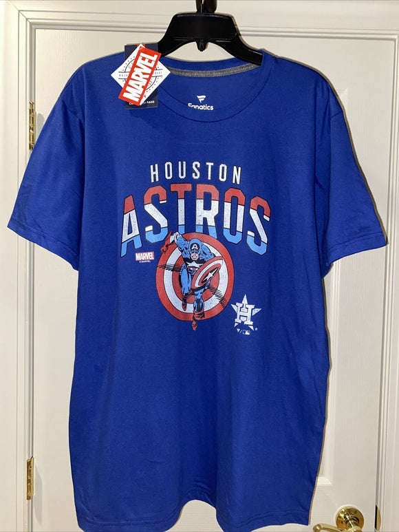 Marvel Fanatics Houston Astros T-shirt Mens Large